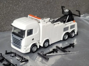 Scania R'13 HL Empl Bison Wrecker neutral unbedruckt Abschlepp LKW herpa 1:87 - Bild 1 von 5