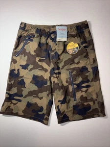 Cat & Jack Kids Shorts Camo Size XL (16) - Quick Dry -Navy, Brown, Olive. NWT - Picture 1 of 5