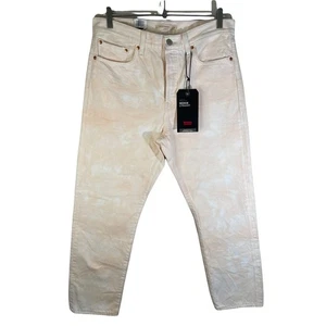 Neu mit Etikett Levi's Premium Damen Wedgie gerade Knopfleiste Jeans pfirsichfarben Größe 31 x 28 neu - Bild 1 von 12