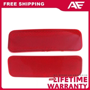 Rear Bumper Reflectors Set For 2014-2022 Ford Transit Connect Titanium XL XLT - Picture 1 of 7