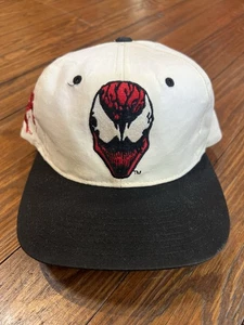 Vintage Marvel Comics Gemetzel amerikanische Nadel Blockhead Druckknopflasche Mütze Spiderman - Bild 1 von 8