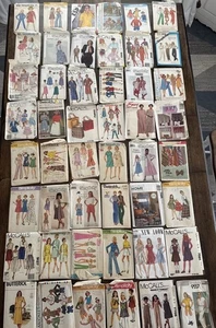 71 Vintage McCalls, Simplicity, Butterick, Kwik Sew, Cuts & Partial Cuts - Picture 1 of 24