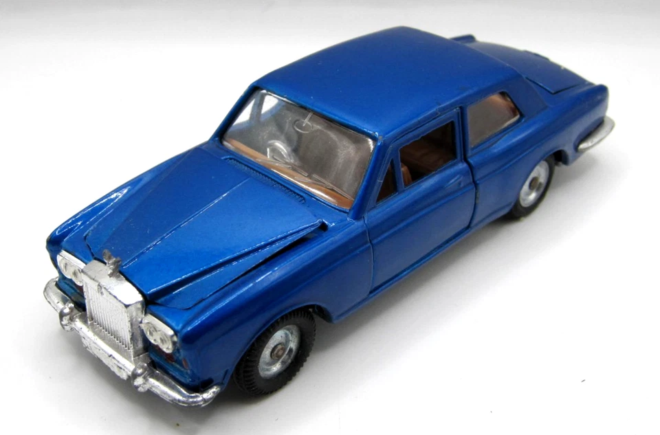 *MEBETOYS*ROLLS ROYCE SILVER SHADOW-A 26-SCALA 1/43-DIE CAST-ELECTRIC BLUE METAL - Immagine 1 di 4