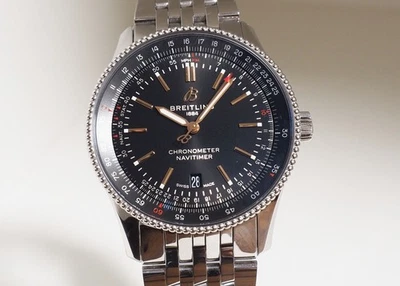 BREITLING Navitimer 41 Automatic Ref. A17326, Papiere 2024,  UPE* 5.300,- EURO - Bild 1 von 4