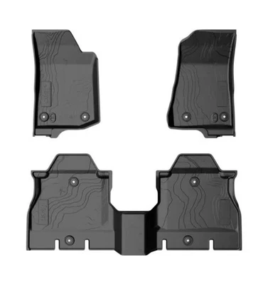 Genuine OEM Jeep Wrangler JL 18-25 Gladiator All Weather Floor Mats 7LT60TX7AA - Image 1 of 4