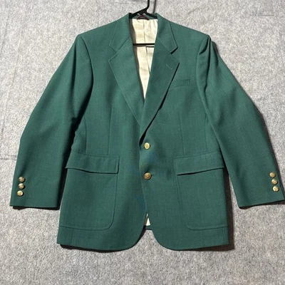 Blazer De Colección Hart Schaffner Marx Oso Dorado Para Hombres 38R Lana Jack Nicklaus Golf Foto 1 de 4