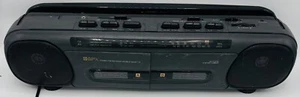 TESTED GPX Stereo FM/AM Radio Double Cassette Player {Model# C934} - Imagen 1 de 13