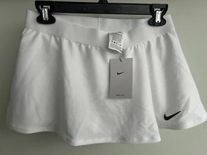 Nike Dri Fit Tennis Skort Girls Size L White Retail Price $43.00 - Picture 1 of 7