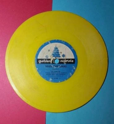 VINTAGE 1950's CHILDREN'S GOLDEN RECORDS 78RPM - CHRISTMAS - WHITE CHRISTMAS Foto 1 de 2