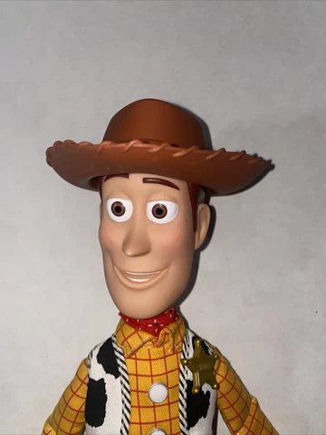 Disney Pixar Toy Story Woody Pull String 15"  , Non Working Voice With Hat Cover