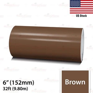 6" Vinyl Pinstriping Pin Stripe Car Body Styling Tape Decal Sticker 152mm BROWN - Picture 1 of 13