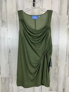 Canotta donna Simply Vera Wang verde frutteto pioggia taglia S vendita al dettaglio $44 - Foto 1 di 4