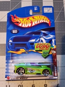 VINTAGE 2002 HOT WHEELS MONOPOSTO GREEN #87 SPECTRAFLAME II SERIES 1 OF 4 - Picture 1 of 5
