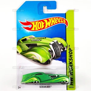 2014 Hot Wheels SCREAMLINER #204 verde - garage HW - officina HW - 1:64 BDD15 - Foto 1 di 2