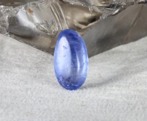 CERTIFIED NATURAL BLUE SAPPHIRE OVAL CABOCHON 6.87 CT GEMSTONE FOR RING PENDANT - Bild 1 von 9