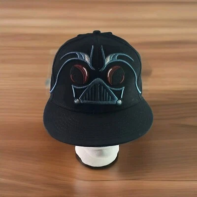 ANGRY BIRDS  STAR WARS DARTH VADER Adult Snapback Flat Bill Hat Cap  NEW - Image 1 of 4