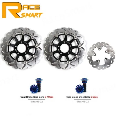 Передние задние тормозные диски + болты для Suzuki Katana GSX600F GSX750F 1998-2003 - Изображение 1 из 4