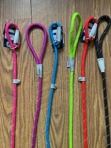 Ancol Viva Rope Slip Reflective Dog Lead Max 30kg 120 x 1.0cm Long/Multi Colours - Picture 1 of 8