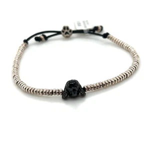 Bracciale Dog Fever Testa Barboncino Nero - Imagen 1 de 2