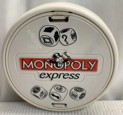 White Monopoly Express Game All The Fun Parker Brothers 2005  UK edition U6 - Image 1 of 2