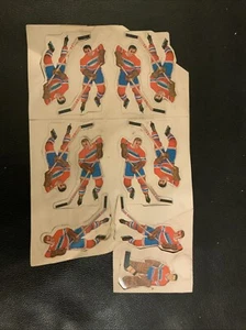 Vintage Munro Montreal Canadiens Player Decal Sheet Table Hockey Game #800 - Picture 1 of 2