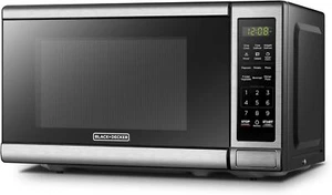 BLACK+DECKER Digital Microwave Oven with Turntable Push-Button Door,Safety Lock - Picture 1 of 6