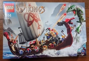 LEGO 7018 Viking Ship Challenges the Midgard Serpent Vikings Sealed - Picture 1 of 3