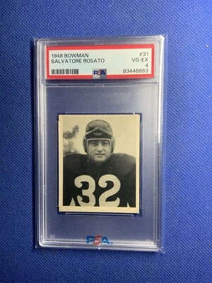 1948 Bowman #31 Salvatore Rosato RC PSA 4 - Image 1 of 2