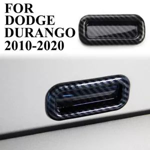 Carbon Fiber Style Roof Sun roof Handle Cover Trim for Dodge Durango 2010-2020 - Foto 1 di 6