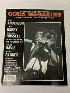Excellent Coda Jazz Magazine Sep/Oct 1998 Ray Anderson Chu Berry Miles Davis 9A4 - Picture 1 of 2