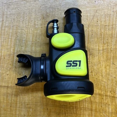 Atomic Aquatics SS1 Safe Second - Yellow - Regulator/Inflator Combo - Image 1 of 4