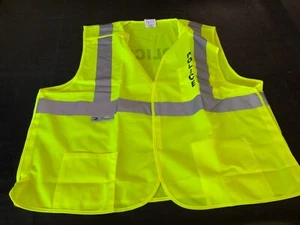 Radwear SV4GSSXL-POL Split Tape Law Enforcement Safety Vest Police NIP XL - Picture 1 of 3
