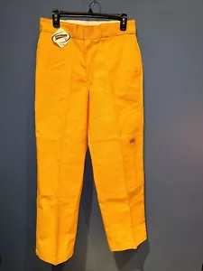 30 X 32 Mens Gold Dickies Work Uniform Pants, Double Knee, Multi Use Pocket NWT - Picture 1 of 9