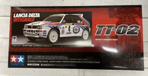 TAMIYA 1/10 Electric RC Car Series 58570 Lancia Delta Integrale TT-02 Chassis - Picture 1 of 18
