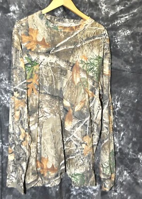 NWT - HABIT Men's Bear Cave Camo  Long Sleeve Tee Shirt - Size XL - Image 1 of 2