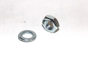 Mutter Schwungscheibe + Federring f Simson S51 KR51 Schwalbe Zündung Befestigung - Bild 1 von 1