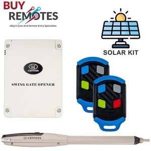 Centsys Vantage 400 Solar Single Swing Gate Motor Opener Kit Suits 4m / 300Kg - Picture 1 of 22
