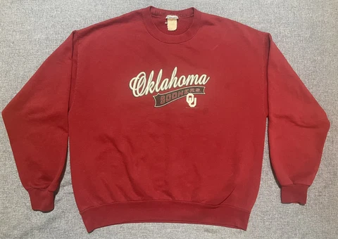 Vintage Oklahoma Sooners Sweater Unisex XL Sweatshirt OU Cover