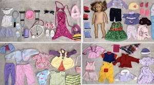 American Girl Puppenzubehör Kleidung, Stubenwagen Konvolut Tennis Arzt & Puppe - Bild 1 von 22