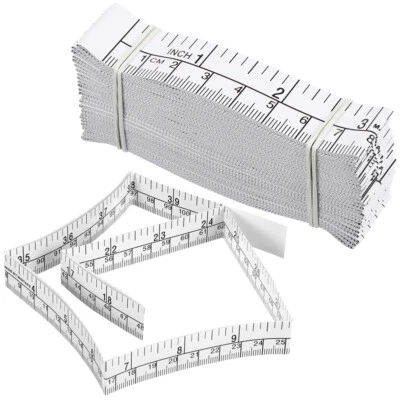 2/25/100pcs Tape Measure Paper Measuring Tape Disposable Wound Tape Measure Body - Image 1 of 4