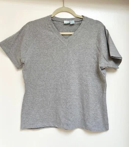 ProSpirit Women's Stretch Active T-Shirt Large Gray Y2K 90's Vintage NEW w/o tag - Picture 1 of 3