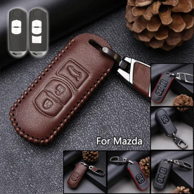Funda de cuero con llavero para Mazda 3 5 6 CX5 CX7 MX5 Foto 1 de 4