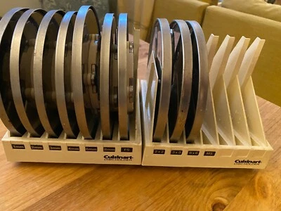 Cuisinart DLC-7  Food Processor Disc Set + Holders  - 10 Discs - One owner! - Image 1 of 4