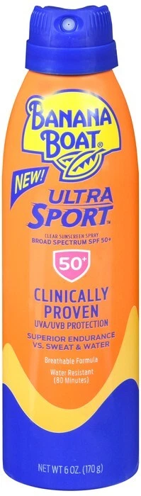 Banana Boat Sport Ultra Clear Sunscreen Spray SPF 50+ 6 OZ - Image 1 of 1