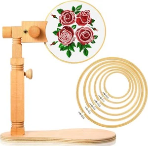 Embroidery Lap Stand Adjustable Cross Stitch Holder DIY Sewing Handcraft Tool AU - Picture 1 of 15