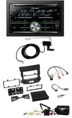 Pioneer CD USB Lenkrad Bluetooth 2DIN DAB Autoradio für Mitsubishi 2007-2010 Out - Bild 1 von 4