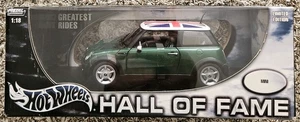 2003 Hot Wheels Hall Of Fame Mini Cooper Union Jack Limited 1/18 Diecast Car - Picture 1 of 9
