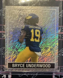 Bryce Underwood 2025 Leaf NSCC 15th Anniversary Silver Shimmer 4/15 Wolverines - Bild 1 von 2