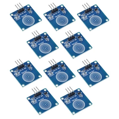 10Pcs TTP223B Digital Touch Sensor Module Capacitive Single Way Switch DIY Kit m - Image 1 of 4