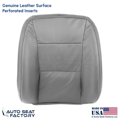 Mercedes Benz Clase S S550 2010-2013 cuero genuino cubierta superior del conductor gris ceniza Foto 1 de 4